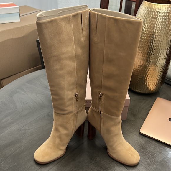 Franco Sarto Cassie Womens Zipper Round Toe Knee-High Boots - Picture 3 of 7